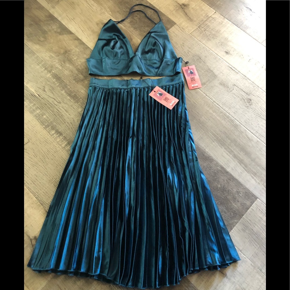 COPY - Satin Skirt & Top Set